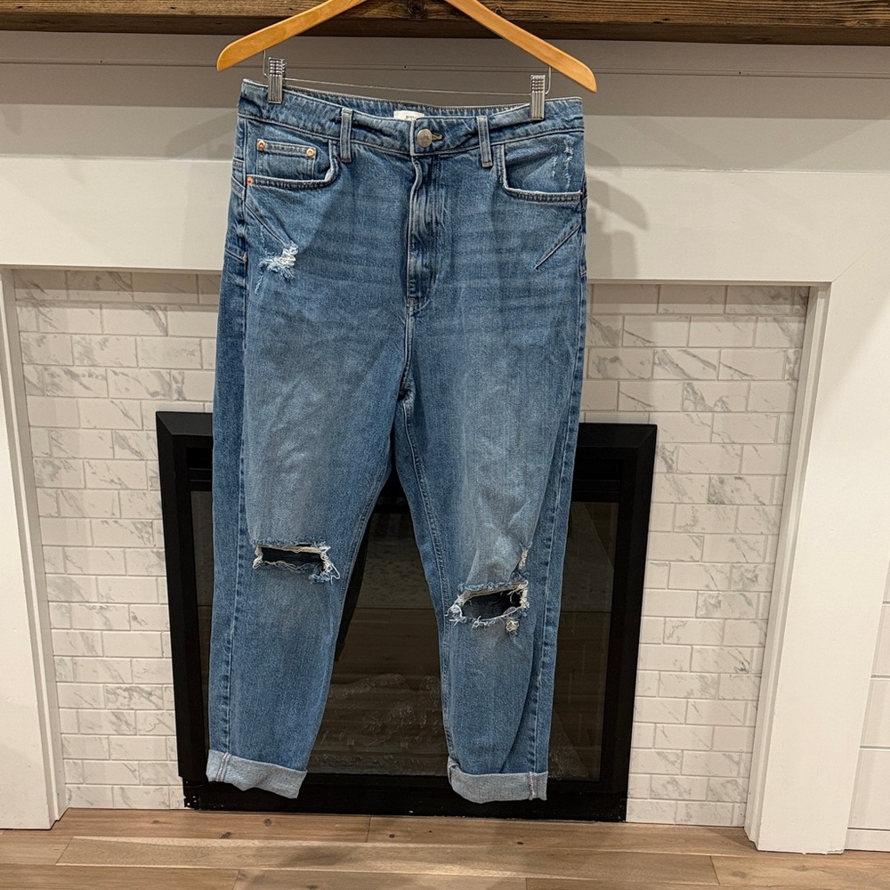 River Island Blue Distressed Jeans 2 for $20